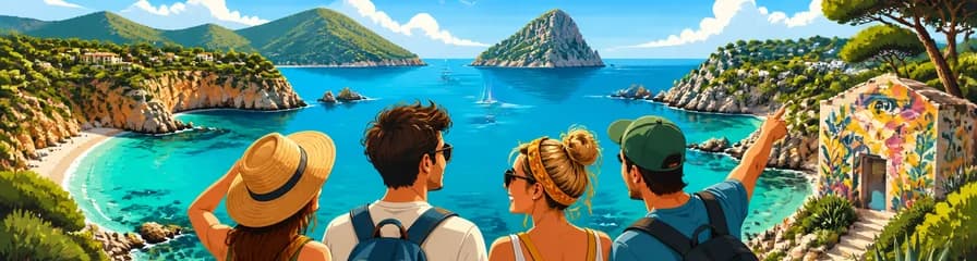 Excursión de un día completo para explorar las costas este y norte de Ibiza