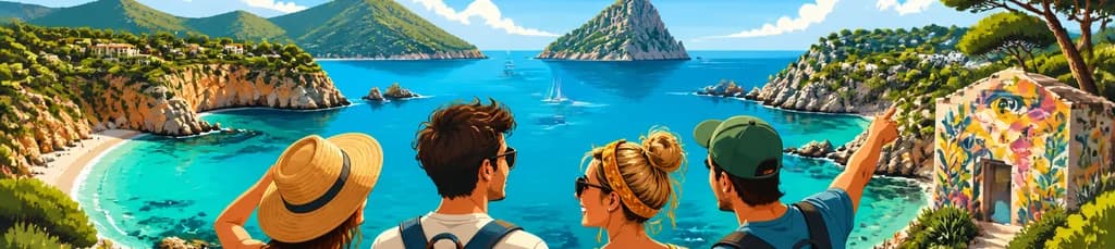 Excursión de un día completo para explorar las costas este y norte de Ibiza