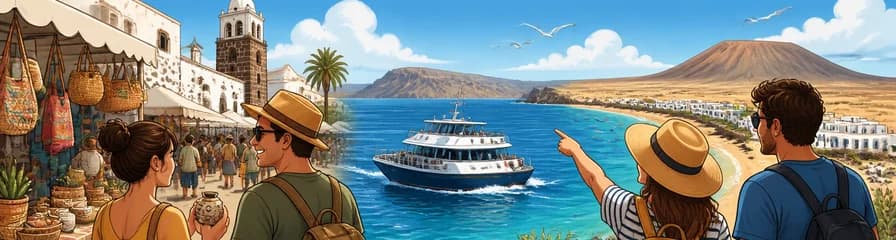 Exploración del mercado tradicional canario y la reserva marina de La Graciosa