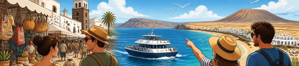 Exploración del mercado tradicional canario y la reserva marina de La Graciosa