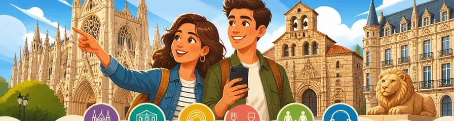 TOP León: Recorrido guiado privado con tu dispositivo móvil
