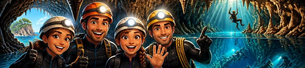 Aventura Premium: Exploración de Cuevas Acuáticas con Guías Expertos en Mallorca