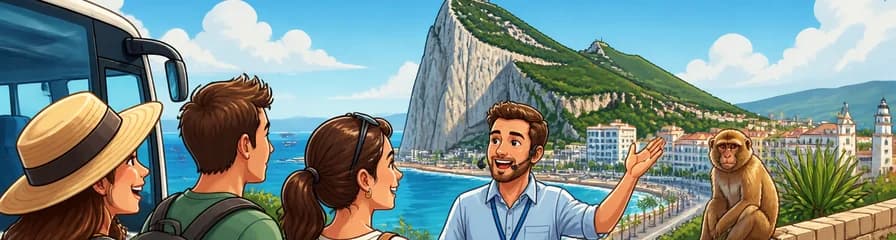 Aventura de un día completo en Gibraltar con tiempo libre, partiendo desde Málaga y la Costa del Sol