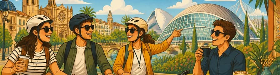 Explora Valencia con estilo en el Tour en Bicicleta y Café