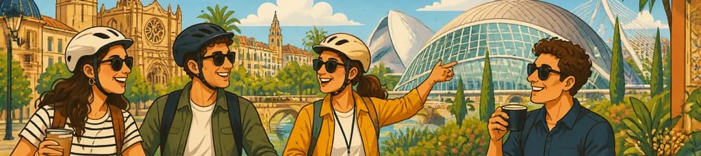Explora Valencia con estilo en el Tour en Bicicleta y Café