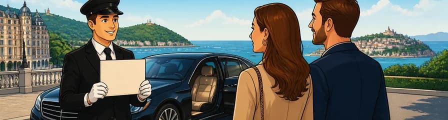 Servicio de traslado privado de lujo de San Sebastián a Santander