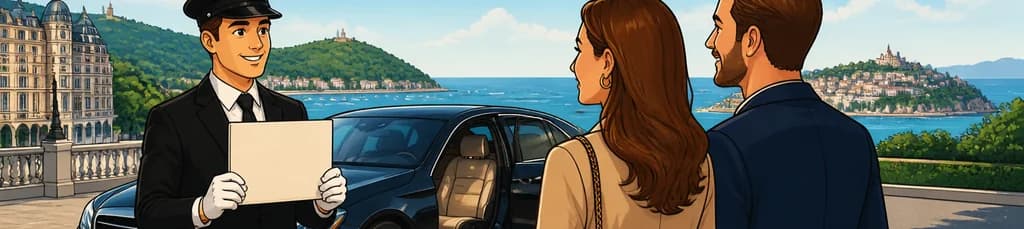 Servicio de traslado privado de lujo de San Sebastián a Santander