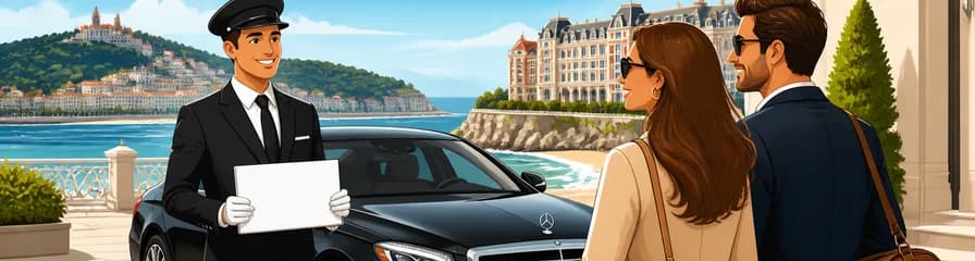 Servicio de traslado privado de lujo: de San Sebastián a Biarritz