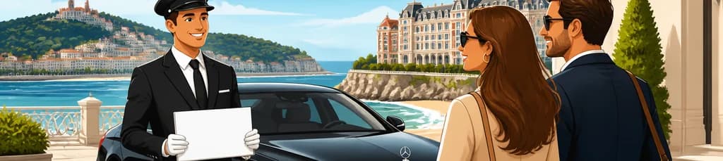 Servicio de traslado privado de lujo: de San Sebastián a Biarritz