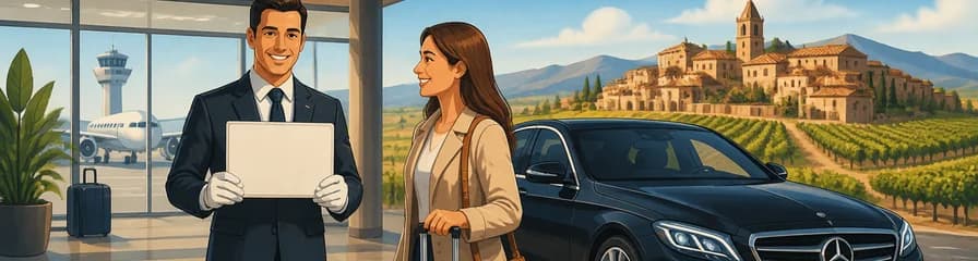 Servicio de traslado privado: del aeropuerto de Santander a la ciudad de Elciego