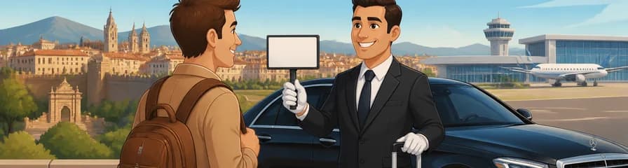 Servicio de traslado privado: de Santander al aeropuerto de Vitoria