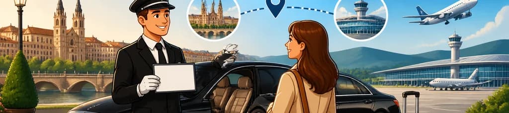 Servicio de traslado privado: de Elciego al aeropuerto de Santander