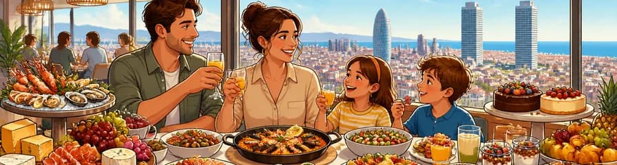 Disfruta de un brunch ilimitado en el Hotel Hyatt Regency Barcelona Tower
