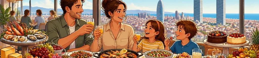 Disfruta de un brunch ilimitado en el Hotel Hyatt Regency Barcelona Tower
