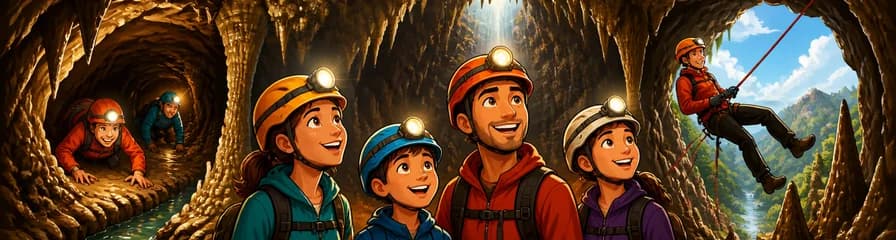 Emocionante experiencia de espeleología y rapel en Madrid con traslados incluidos