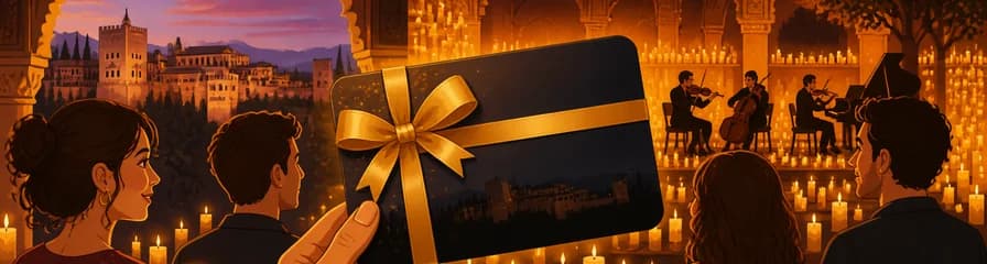Adquiere tu tarjeta de regalo Candlelight en Granada