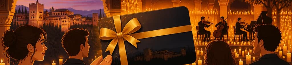 Adquiere tu tarjeta de regalo Candlelight en Granada