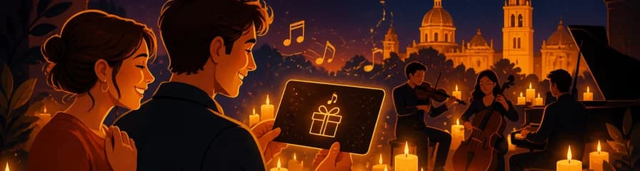 Regala una experiencia musical Candlelight en Murcia con nuestra tarjeta