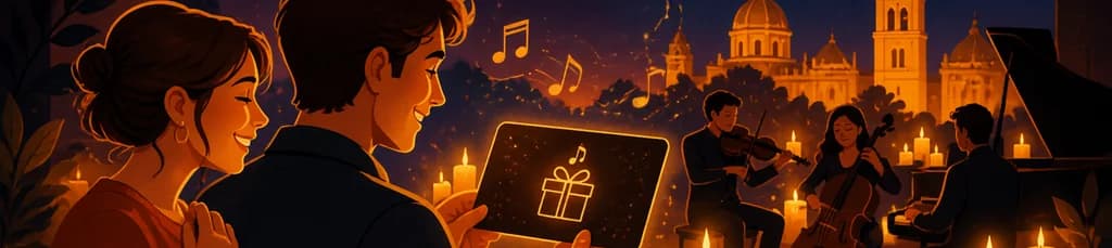 Regala una experiencia musical Candlelight en Murcia con nuestra tarjeta