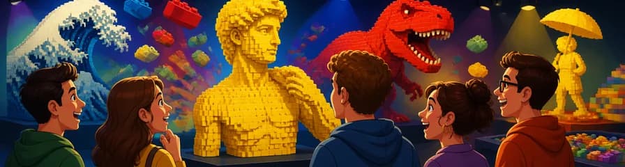 Apúntate a la lista de espera para The Art of the Brick: Una muestra de arte hecha con LEGO®