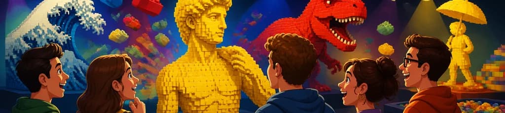 Apúntate a la lista de espera para The Art of the Brick: Una muestra de arte hecha con LEGO®