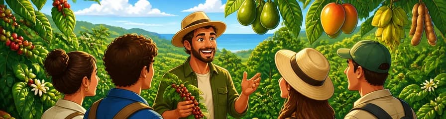 Descubre nuestra Finca de Café y Frutas Tropicales en un Tour Guiado