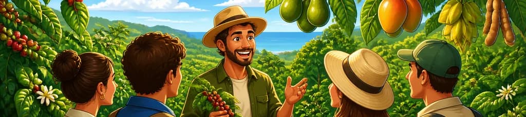 Descubre nuestra Finca de Café y Frutas Tropicales en un Tour Guiado