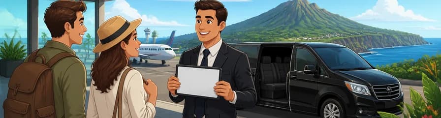 Traslado privado de llegada: Del Aeropuerto de La Palma (SPC) a la isla
