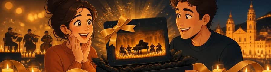 Obsequia la magia de Candlelight con una tarjeta regalo para San Sebastián