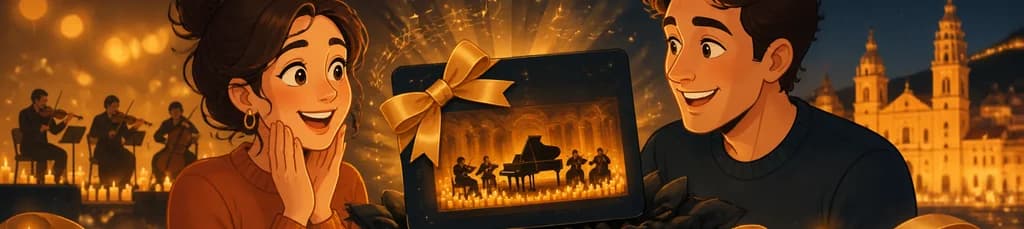 Obsequia la magia de Candlelight con una tarjeta regalo para San Sebastián