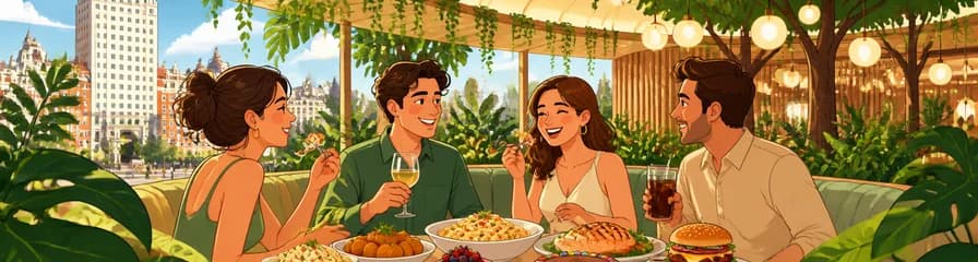Experiencia gastronómica con menú en Botania, en Plaza de España