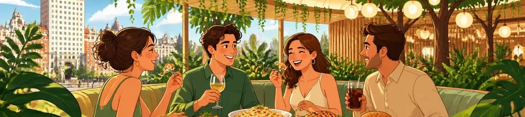 Experiencia gastronómica con menú en Botania, en Plaza de España