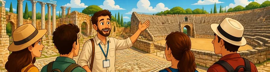 Recorrido privado de medio día por Itálica con salida desde Sevilla