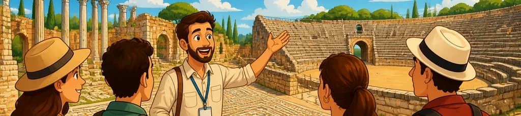 Recorrido privado de medio día por Itálica con salida desde Sevilla