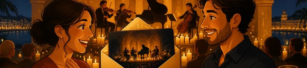 Regala la experiencia Candlelight en Las Palmas de Gran Canaria con nuestra tarjeta especial