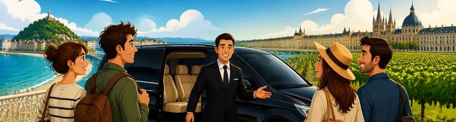 Servicio de traslado privado directo entre Donostia-San Sebastián y Burdeos