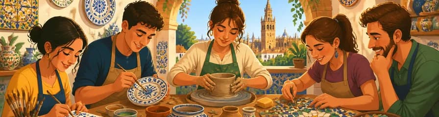 Talleres de Cerámica en Sevilla: Adéntrate en el Torno, la Mayólica o el Mosaico