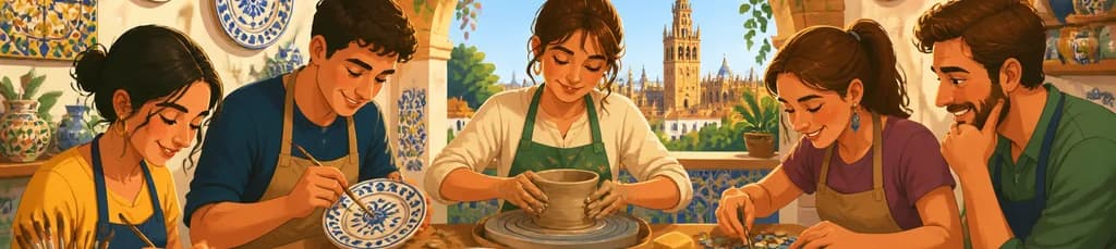 Talleres de Cerámica en Sevilla: Adéntrate en el Torno, la Mayólica o el Mosaico