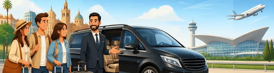 Servicio de traslado privado: del centro de Valencia al Aeropuerto de Valencia (VLC)