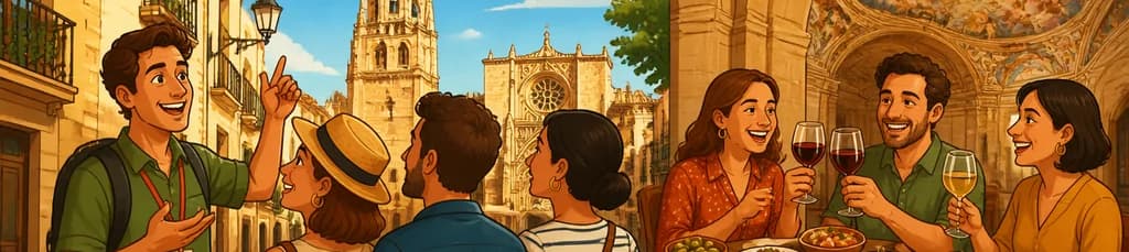 Exploración del casco antiguo de Valencia: recorrido, vino y tapas en un histórico monumento del siglo XI