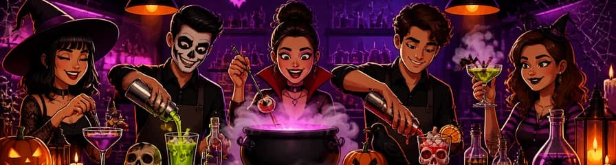 Taller para elaborar cócteles temáticos de Halloween