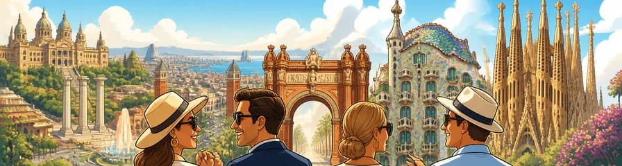 Viaje de lujo por Barcelona en excursión desde el puerto