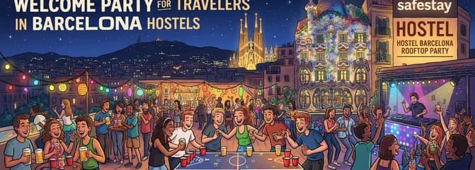 Fiesta de Bienvenida para Viajeros en Hostales de Barcelona