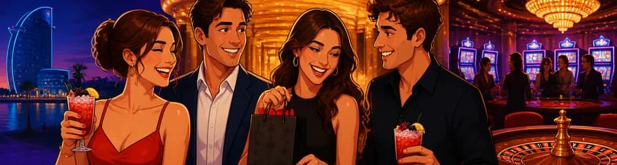 Disfruta de la experiencia completa en Casino Barcelona: Acceso, cóctel y obsequio de merchandising