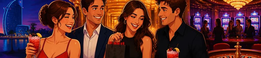 Disfruta de la experiencia completa en Casino Barcelona: Acceso, cóctel y obsequio de merchandising
