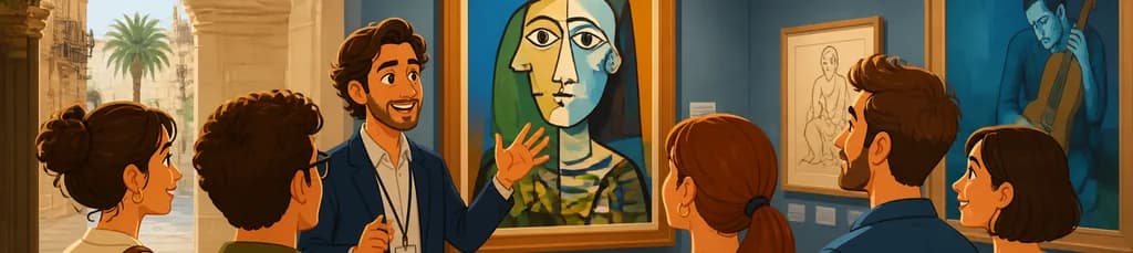 Visita guiada privada de dos horas al Museo Picasso con acceso preferente