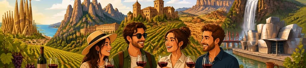 Experiencia enológica de tres días de Barcelona a Bilbao: una travesía por los viñedos de España