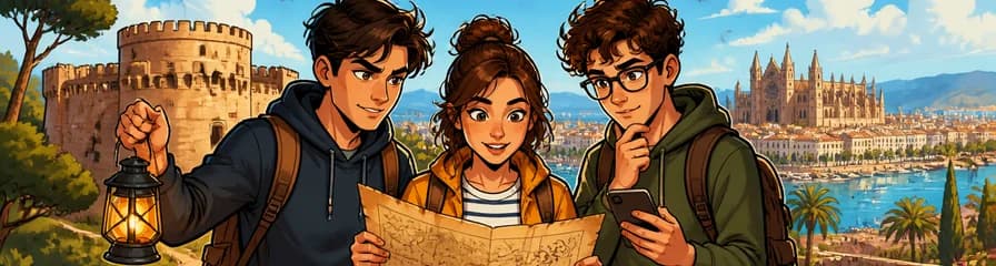 Juego de exploración "Escape de la prisión" al aire libre en Palma de Mallorca