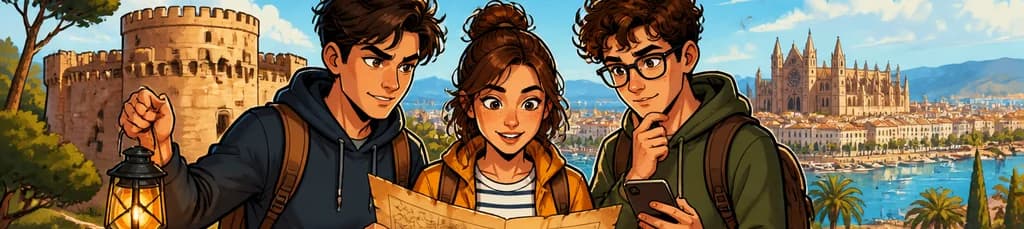 Juego de exploración "Escape de la prisión" al aire libre en Palma de Mallorca