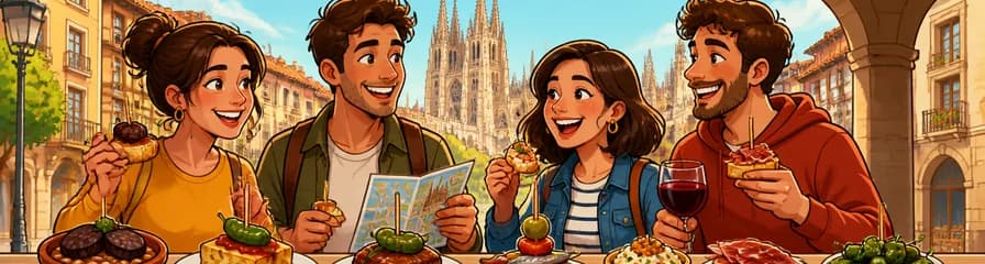 Ruta de tapas autoguiada para explorar Burgos